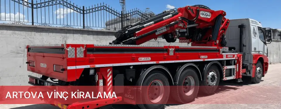 Artova İlçemi Vinç Kiralama